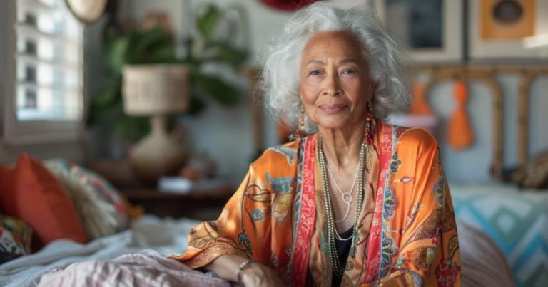 A woman gets ready for bed. Free incontinence supplies for seniors helps alleviate some of the financial burden of incontinence and helps alleviate the financial burden of the condition.