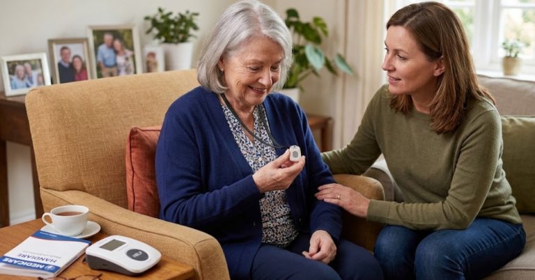 A mother and a daughter discuss the question: Does Medicare cover medical alert systems?